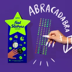 Omy Autocollants pour Ongles Glow Party > Fabriqué En France|Beauté