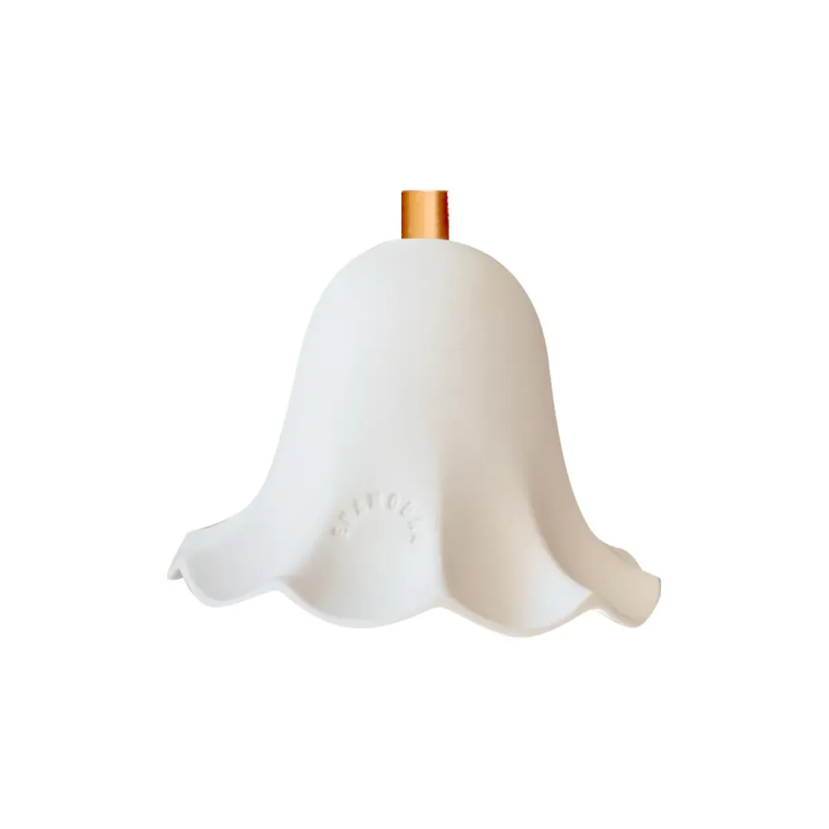 Enamoura Baladeuse Lili en porcelaine biscuit - Ø 13 cm > Fabriqué En France|Suspensions