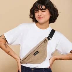 Hindbag Banane Olivia en laine - Beige > Femme Recyclé|Mode