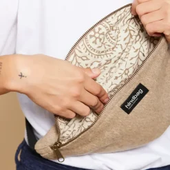 Hindbag Banane Olivia en laine - Beige > Femme Recyclé|Mode
