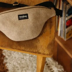 Hindbag Banane Olivia en laine - Beige > Femme Recyclé|Mode