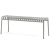 Hay Banc Palissade en acier poudré - Gris ciel > Poufs & Bancs