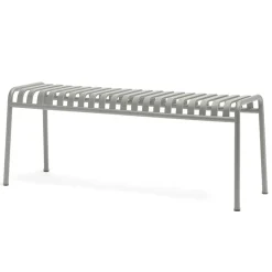 Hay Banc Palissade en acier poudré - Gris ciel > Poufs & Bancs