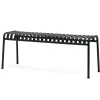 Hay Banc Palissade en acier poudré - Anthracite > Poufs & Bancs