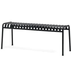 Hay Banc Palissade en acier poudré - Anthracite > Poufs & Bancs