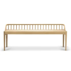 Ethnicraft Banc Spindle Chêne > Poufs & Bancs