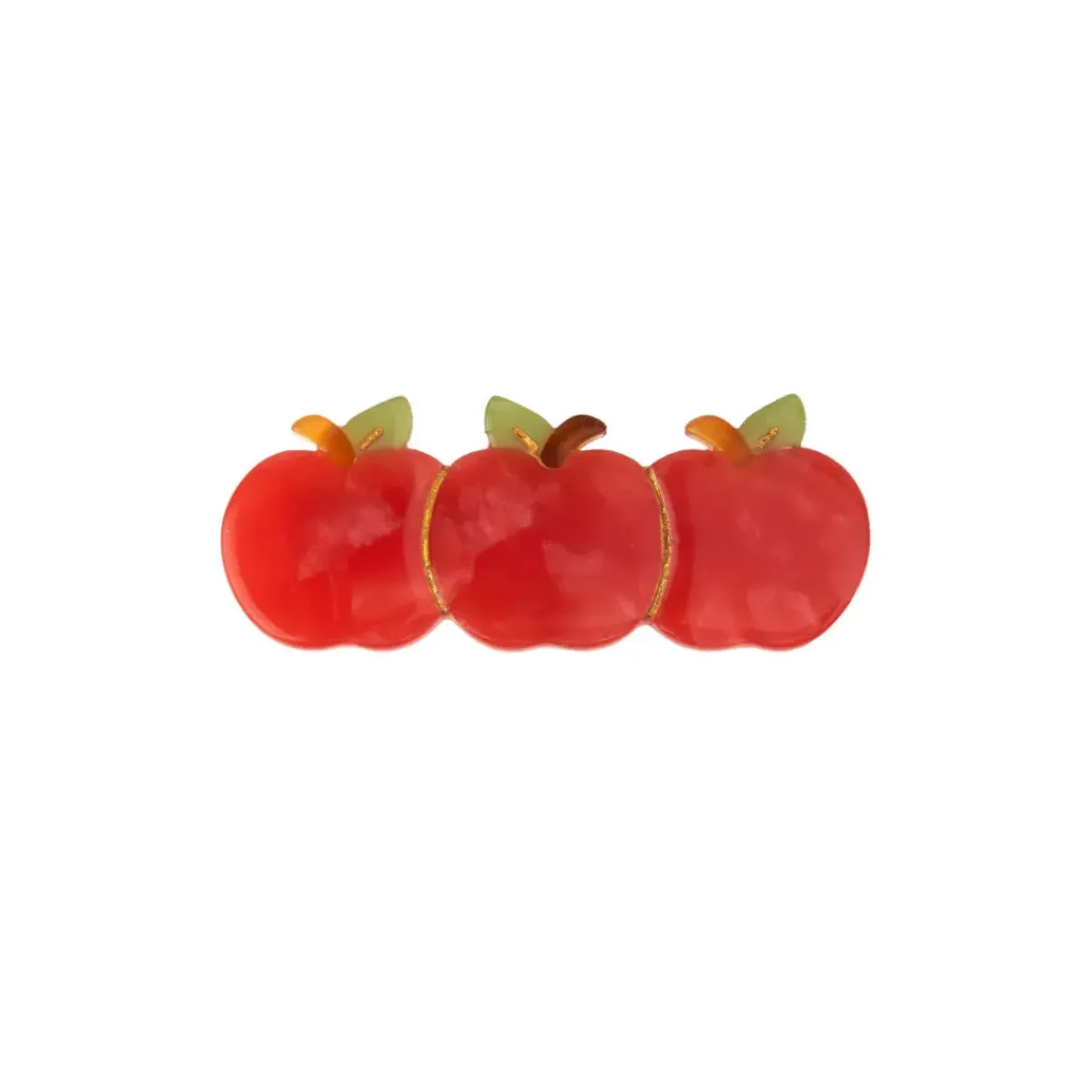 Coucou Suzette Barrette Pomme > Fabriqué En Europe|Accessoires Cheveux
