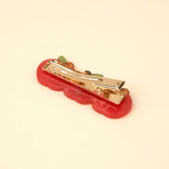 Coucou Suzette Barrette Pomme > Fabriqué En Europe|Accessoires Cheveux