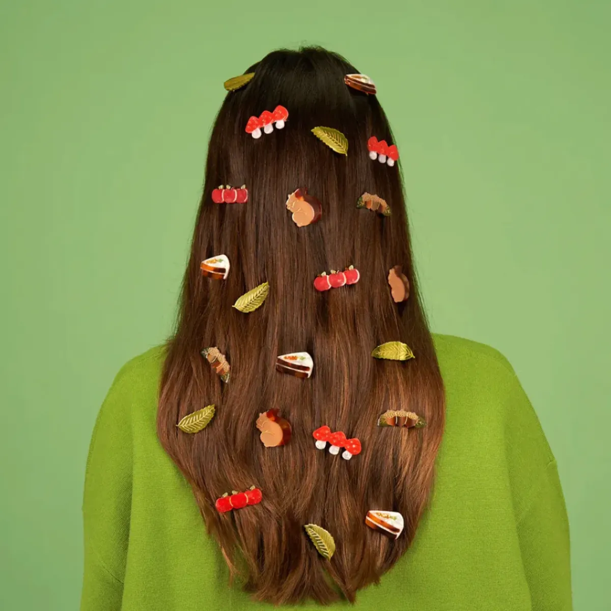Coucou Suzette Barrette Pomme > Fabriqué En Europe|Accessoires Cheveux