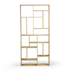 Ethnicraft Bibliothèque M en chêne - h 219 cm > Bibliothèques