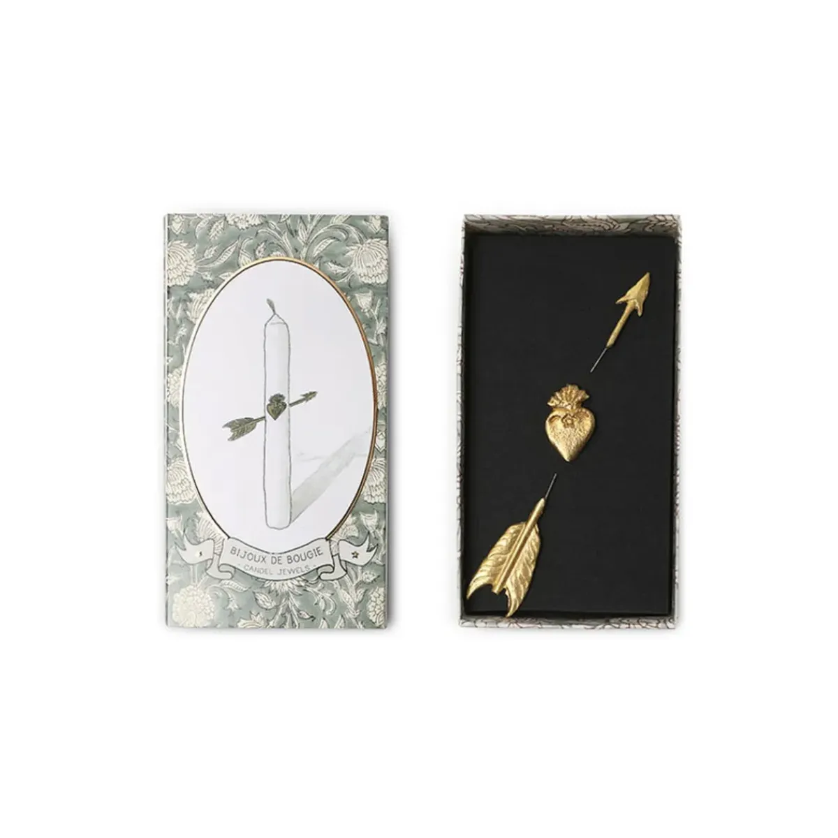 Boncoeurs Bijou De Bougie Lovers Or > Bougies, Bougeoirs Et Allumettes