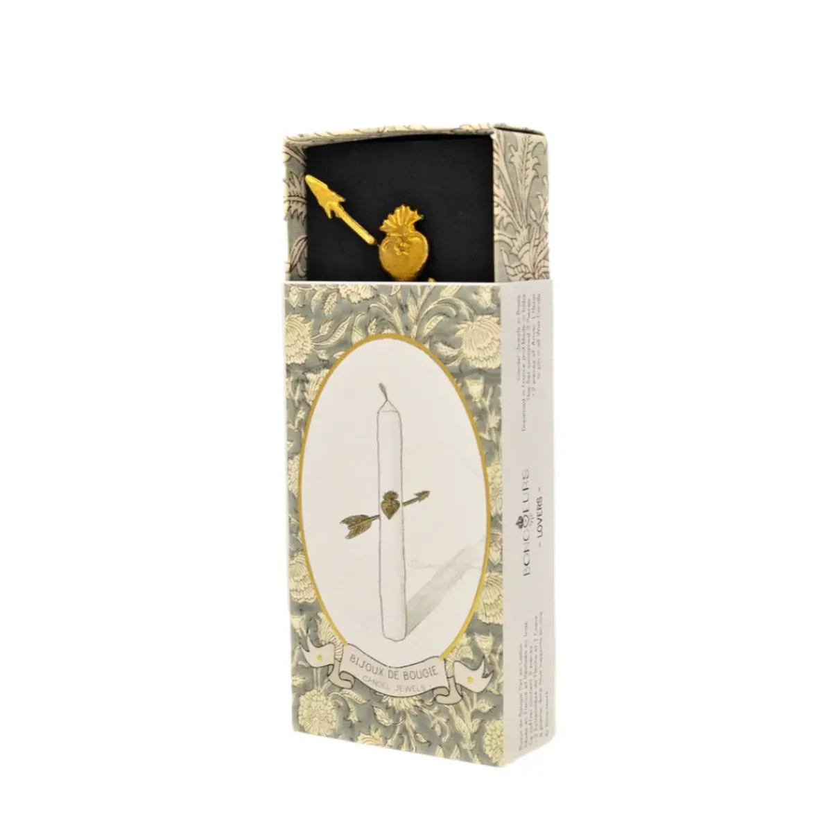 Boncoeurs Bijou De Bougie Lovers Or > Bougies, Bougeoirs Et Allumettes