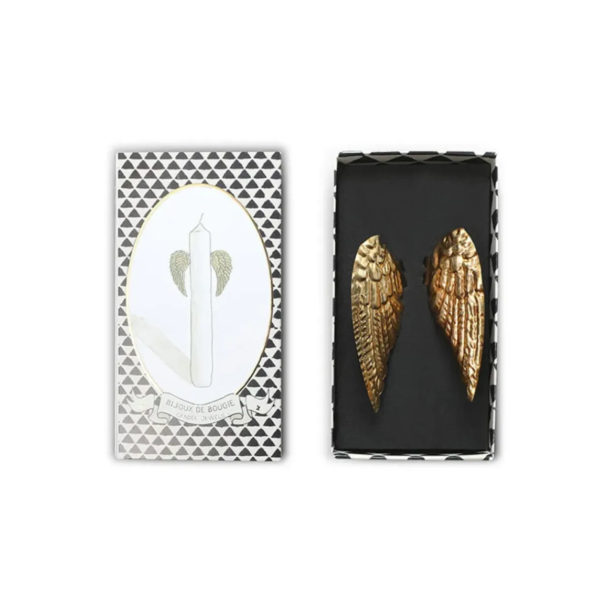 Boncoeurs Bijou De Bougie Wings Or > Fabrication Artisanale|Bougies, Bougeoirs Et Allumettes
