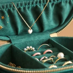 Sélectionné par Fleux Boite à Bijoux en velours Nuit Étoilée - Bleu Sarcelle > Bijoux & Montres|Paniers & Boîtes