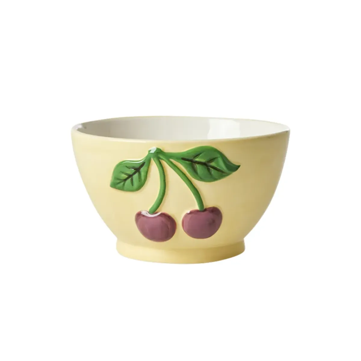 Rice Bol avec cerises en relief - Crème - 600 ml > Bols & Coupelles