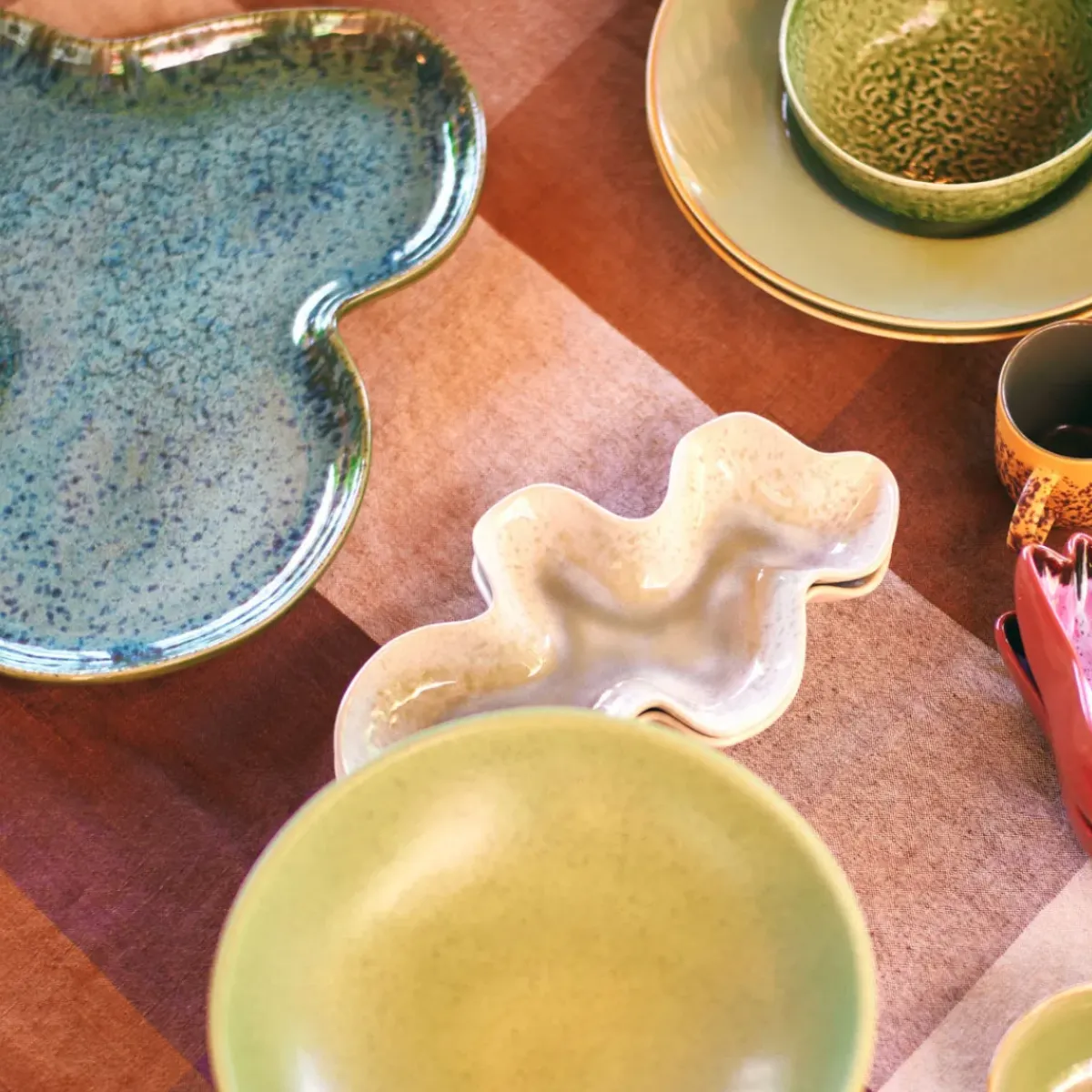 HK Living Bol Shell Serving - L 28 cm x l 16 cm - Huître > Fabrication Artisanale|Bols & Coupelles