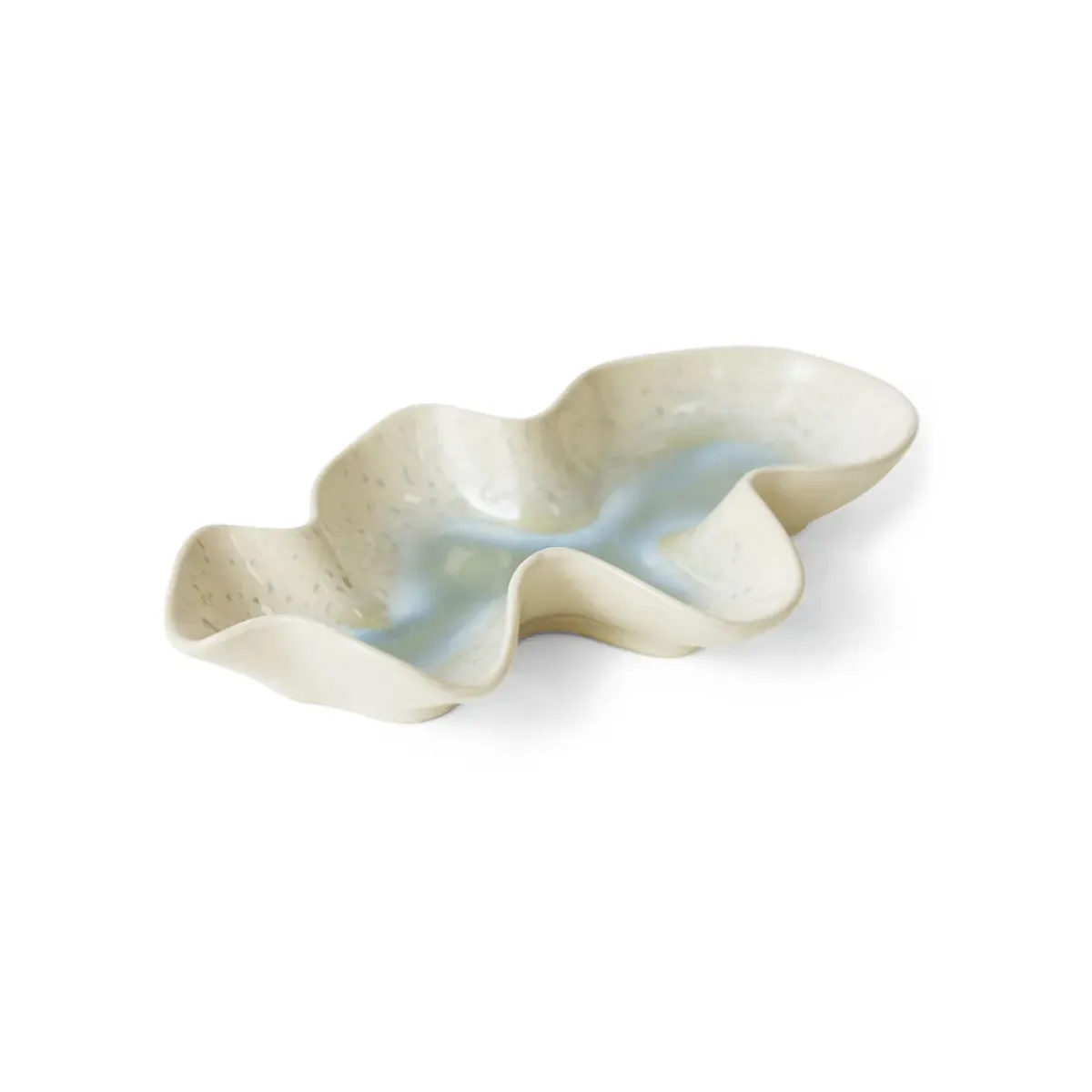 HK Living Bol Shell Serving - L 28 cm x l 16 cm - Huître > Fabrication Artisanale|Bols & Coupelles