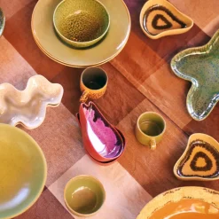 HK Living Bol Shell Tapas - L 17 cm x l 11 cm - Dragon Fruit > Fabrication Artisanale|Bols & Coupelles