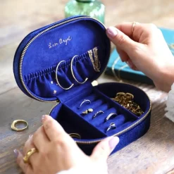 Sélectionné par Fleux Boîte à bijoux en velours Starry Night - Bleu Marine > Paniers & Boîtes