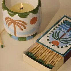 Sélectionné par Fleux Boîte d'allumettes A Dopo - Palmier > Bougies, Bougeoirs Et Allumettes