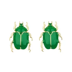 Coucou Suzette Boucles D'Oreilles Scarabée > Bijoux & Montres