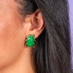 Coucou Suzette Boucles D'Oreilles Scarabée > Bijoux & Montres