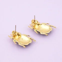 Coucou Suzette Boucles D'Oreilles Scarabée > Bijoux & Montres