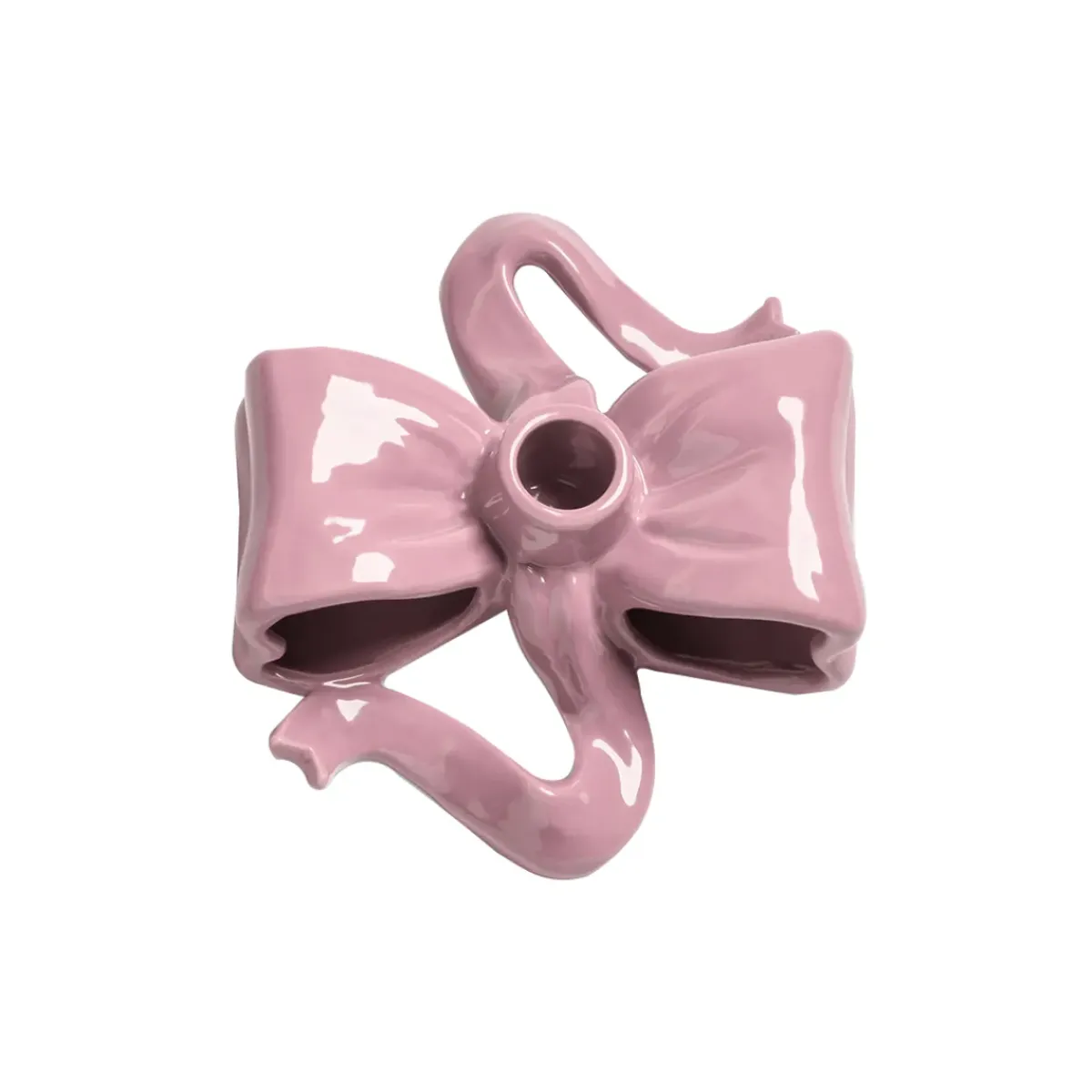 &klevering Bougeoir Ruban - Rose > Bougies, Bougeoirs Et Allumettes