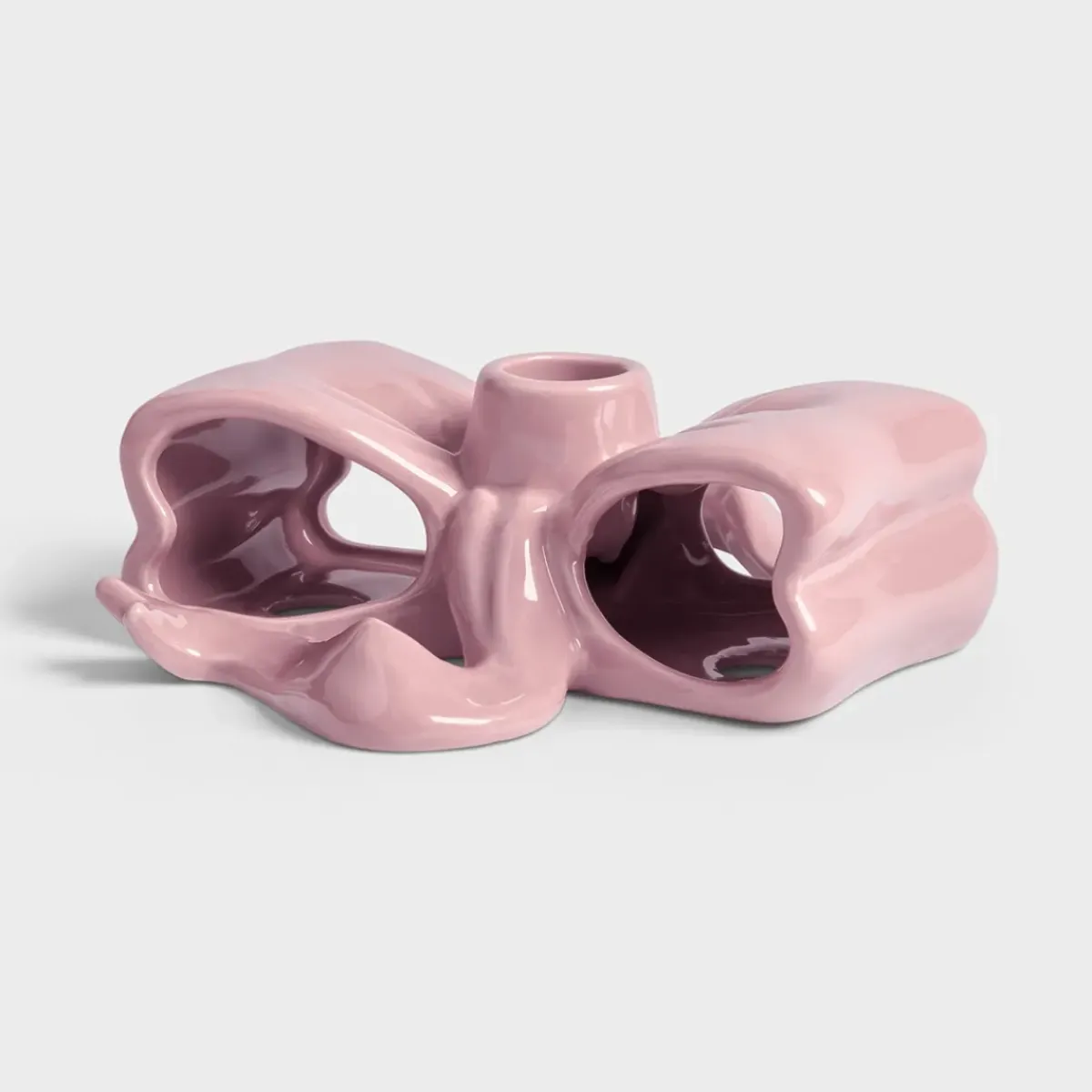 &klevering Bougeoir Ruban - Rose > Bougies, Bougeoirs Et Allumettes