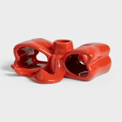 &klevering Bougeoir Ruban - Rouge > Bougies, Bougeoirs Et Allumettes