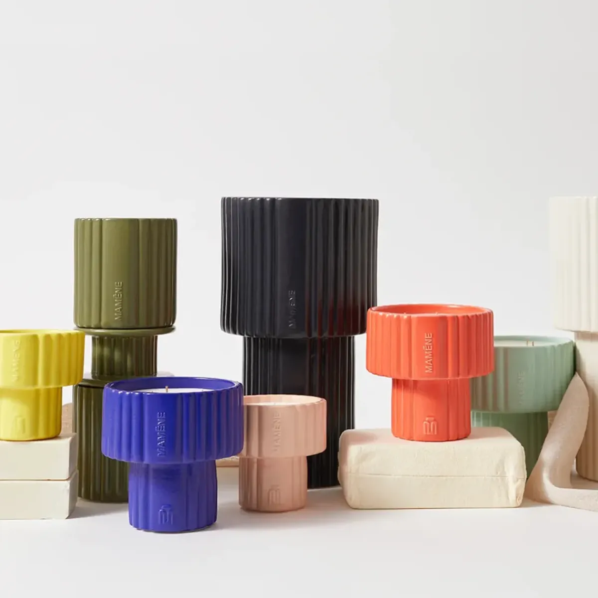 Mamene Paris Bougie Parfumée Podium M - Yvon > Fabriqué En Europe|Fabrication Artisanale