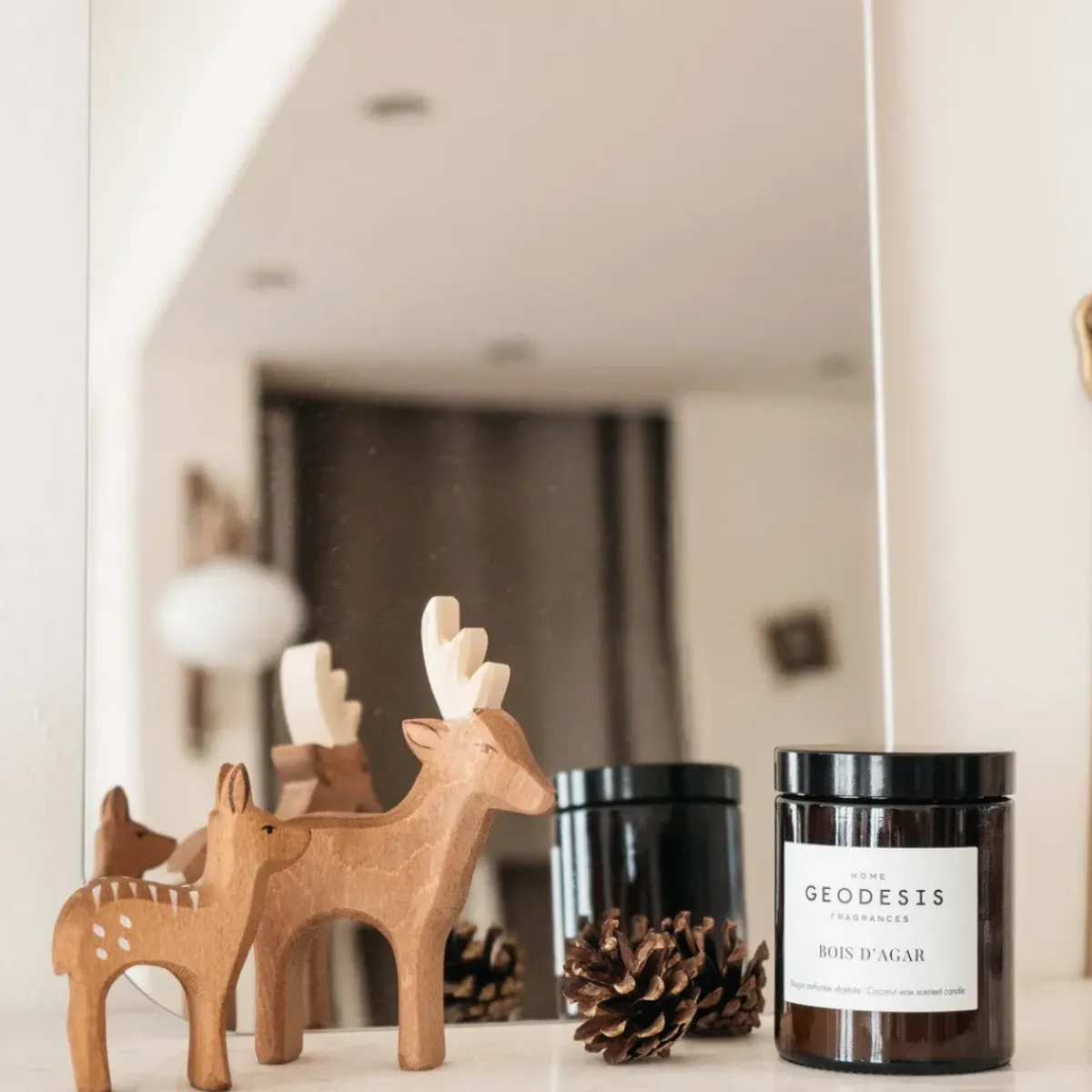 Geodesis Bougie végétale parfumée - Bois dagar > Fabriqué En France|Objets De Décoration