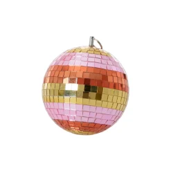 Rice Boule Disco Ø 18 cm - Rayures Rose > Accessoires Design