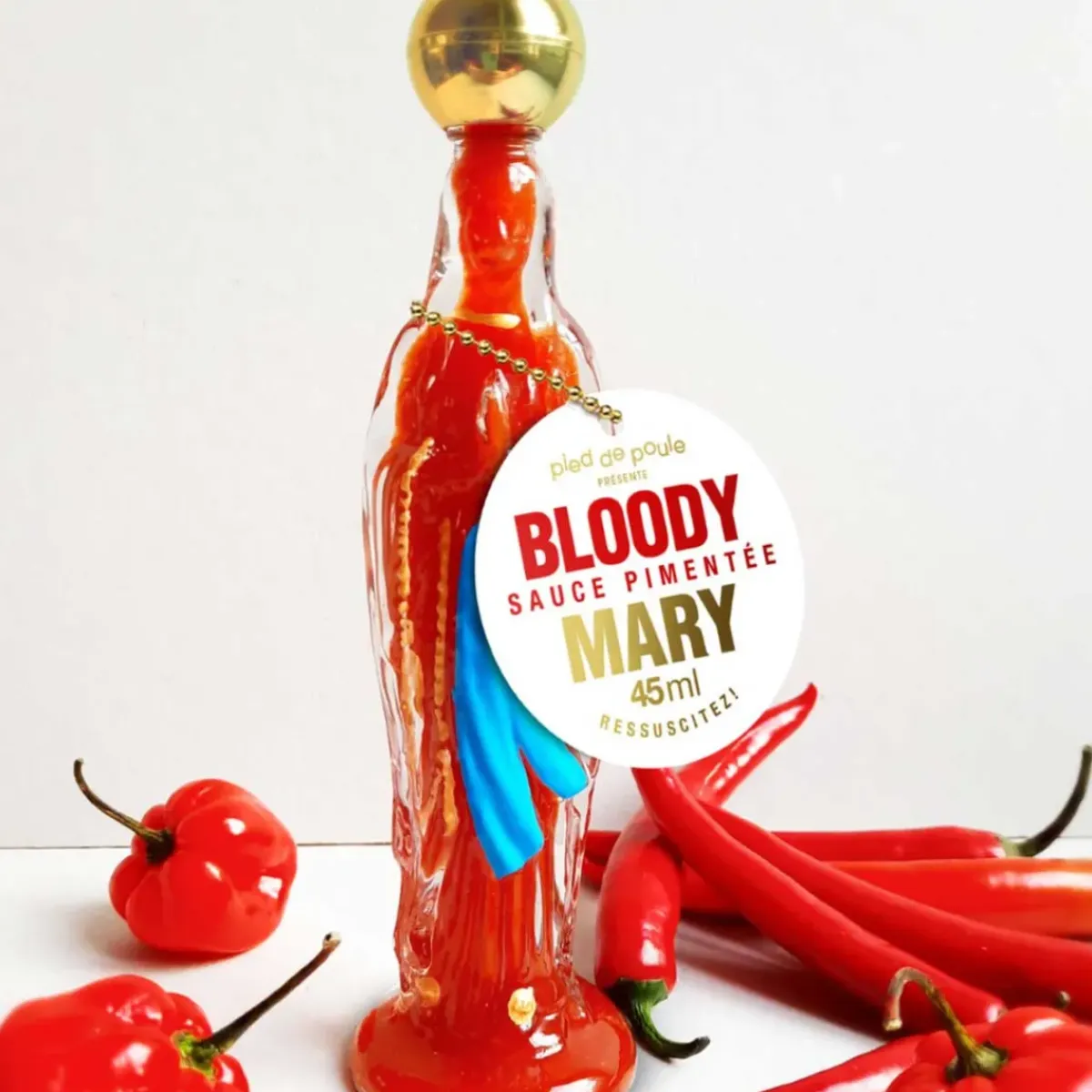 Pied de Poule Bouteille de sauce pimentée - Bloody Mary > Ustensiles De Cuisine