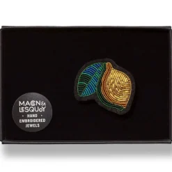 Macon&Lesquoy Broche Citron - S > Fabrication Artisanale|Mode