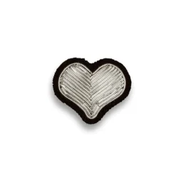 Macon&Lesquoy Broche Coeur - Argent > Fabrication Artisanale|Mode