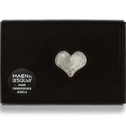 Macon&Lesquoy Broche Coeur - Argent > Fabrication Artisanale|Mode