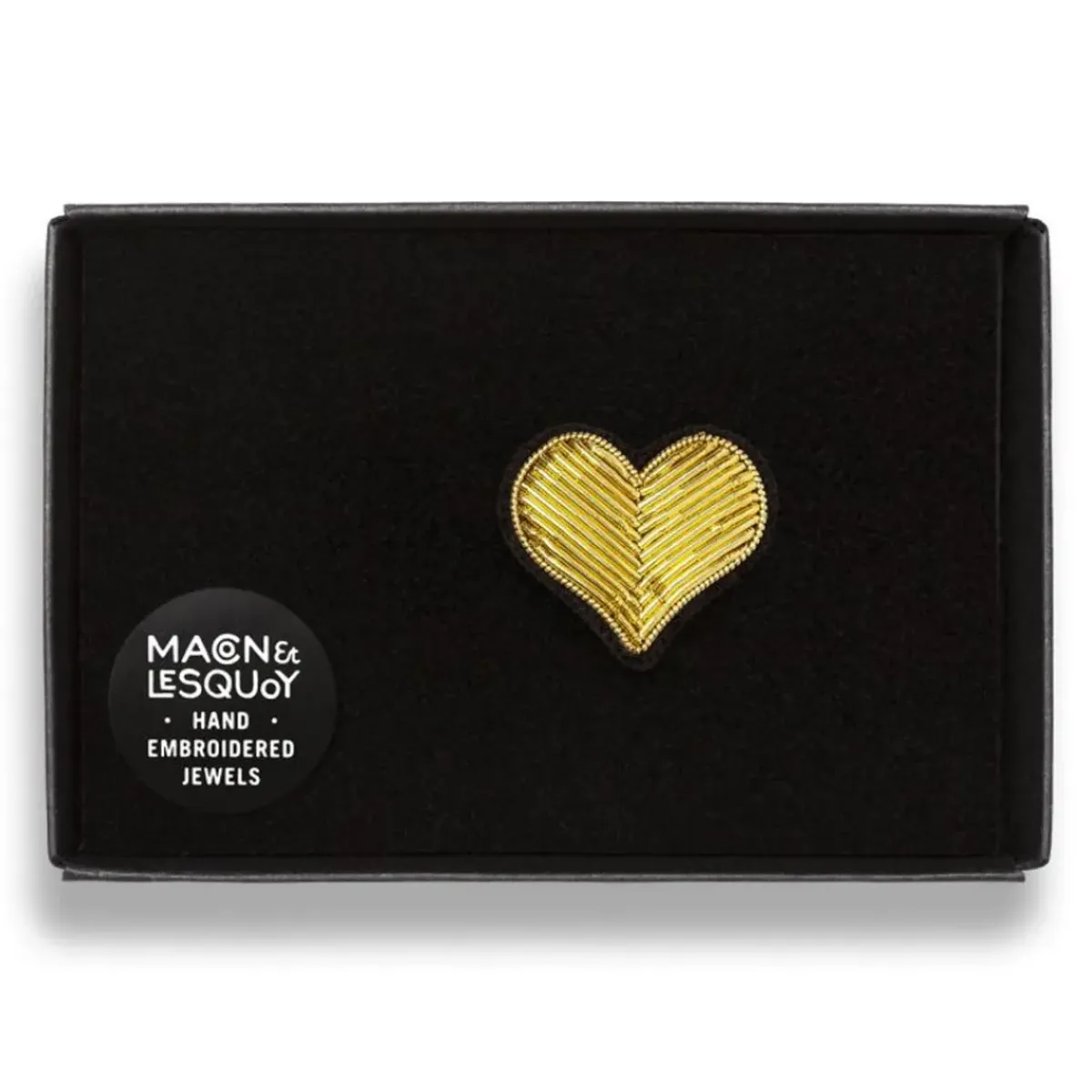 Macon&Lesquoy Broche Coeur Or > Fabrication Artisanale|Mode