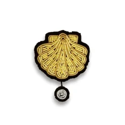 Macon&Lesquoy Broche Coquille Saint Jaques Perle S > Fabrication Artisanale|Mode