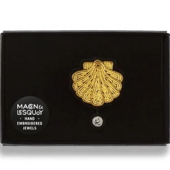 Macon&Lesquoy Broche Coquille Saint Jaques Perle S > Fabrication Artisanale|Mode