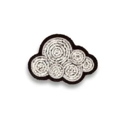 Macon&Lesquoy Broche Nuage Cumulus - Argent > Fabrication Artisanale|Mode