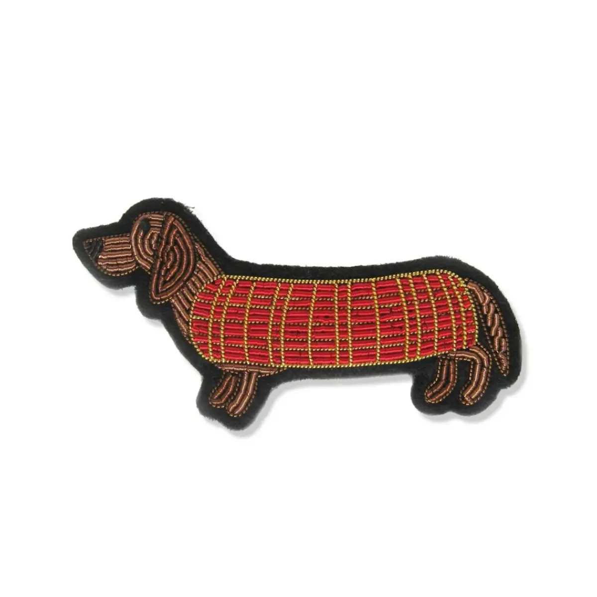 Macon&Lesquoy Broche Teckel > Fabrication Artisanale|Mode