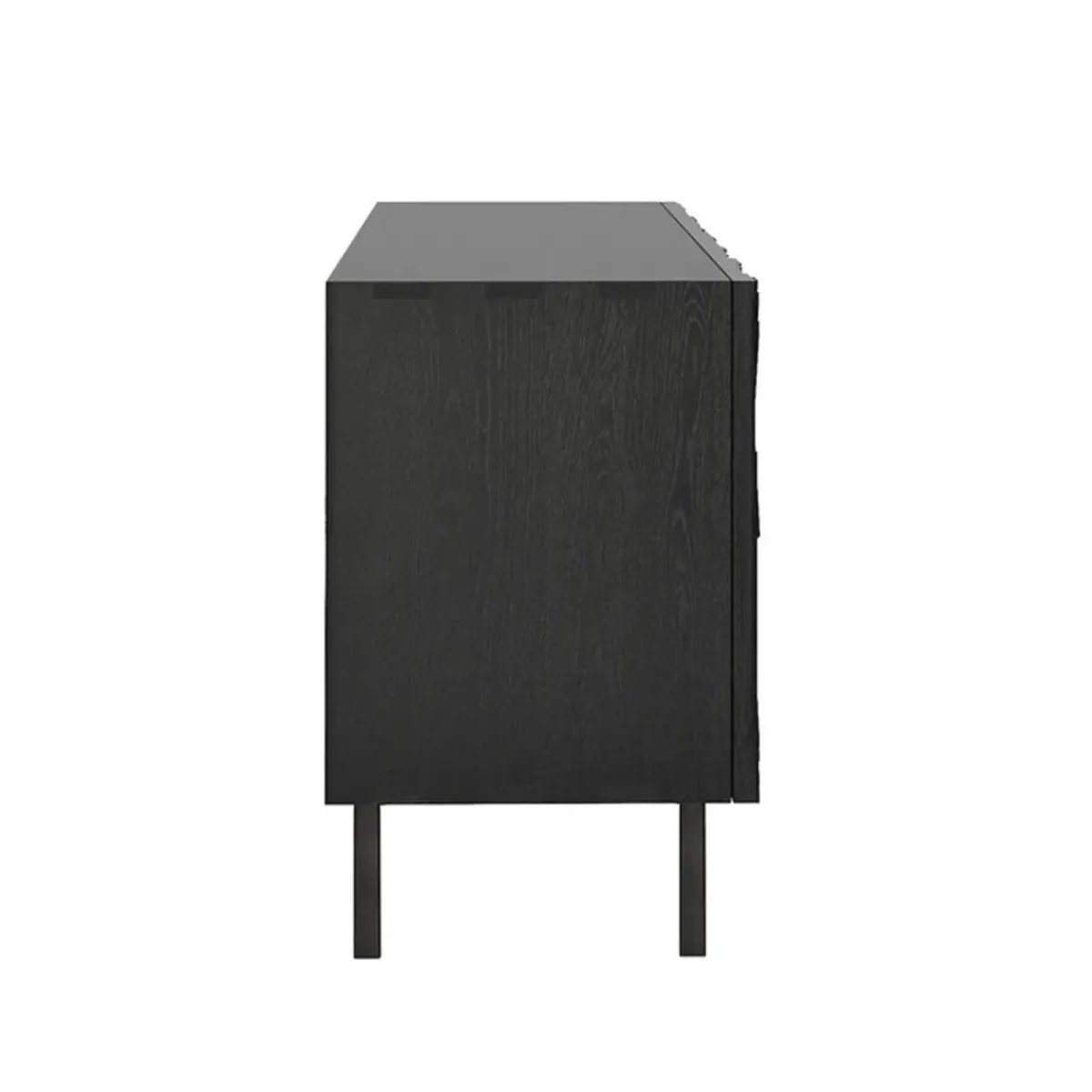 Ethnicraft Buffet Graphic en teck verni - 4 portes > Buffets, Armoires & Commodes