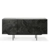 Ethnicraft Buffet Graphic en teck verni - 3 portes > Buffets, Armoires & Commodes