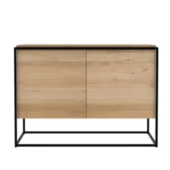 Ethnicraft Buffet Monolit en chêne - 2 portes > Buffets, Armoires & Commodes