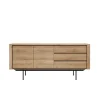Ethnicraft Buffet Shadow en chêne - 2 portes, 3 tiroirs > Buffets, Armoires & Commodes