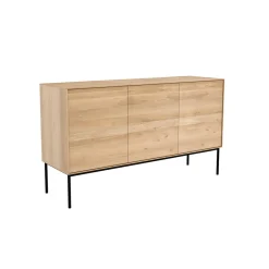 Ethnicraft Buffet Whitebird en chêne - 3 portes > Buffets, Armoires & Commodes