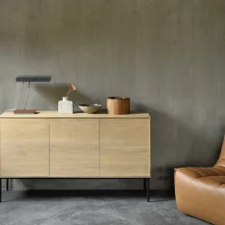 Ethnicraft Buffet Whitebird en chêne - 3 portes > Buffets, Armoires & Commodes