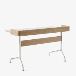And Tradition Bureau Pavilion AV17 Linoleum Mushroom 4176 - Chêne / Pieds Chrome > Bureaux & Secrétaires