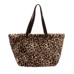 Hindbag Cabas Claude en fourrure - Léopard > Femme Recyclé|Sacs & Cabas